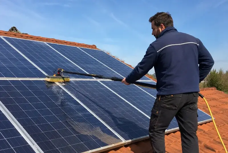 Nettoyage et entretien de panneaux solaires à Saint-Alban-de-Roche