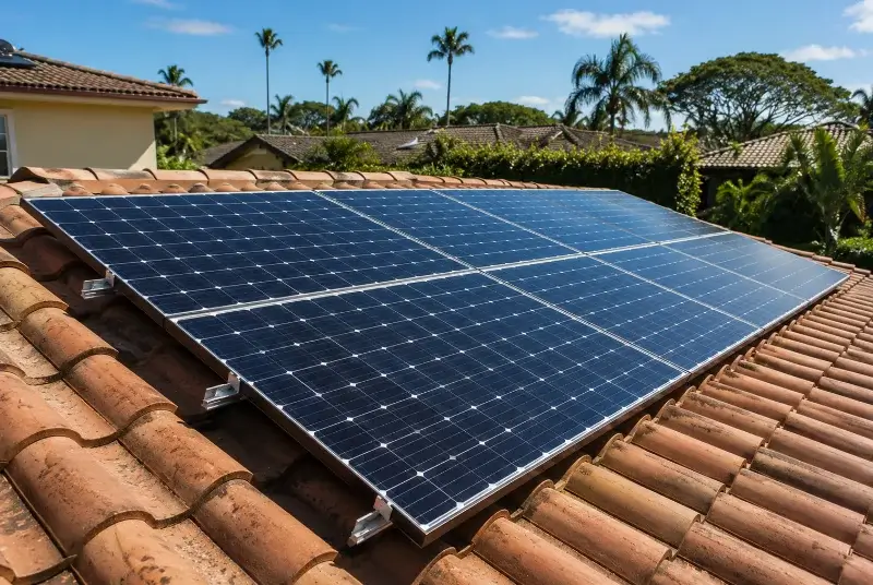 Installation de panneaux solaires à Saint-Alban-de-Roche